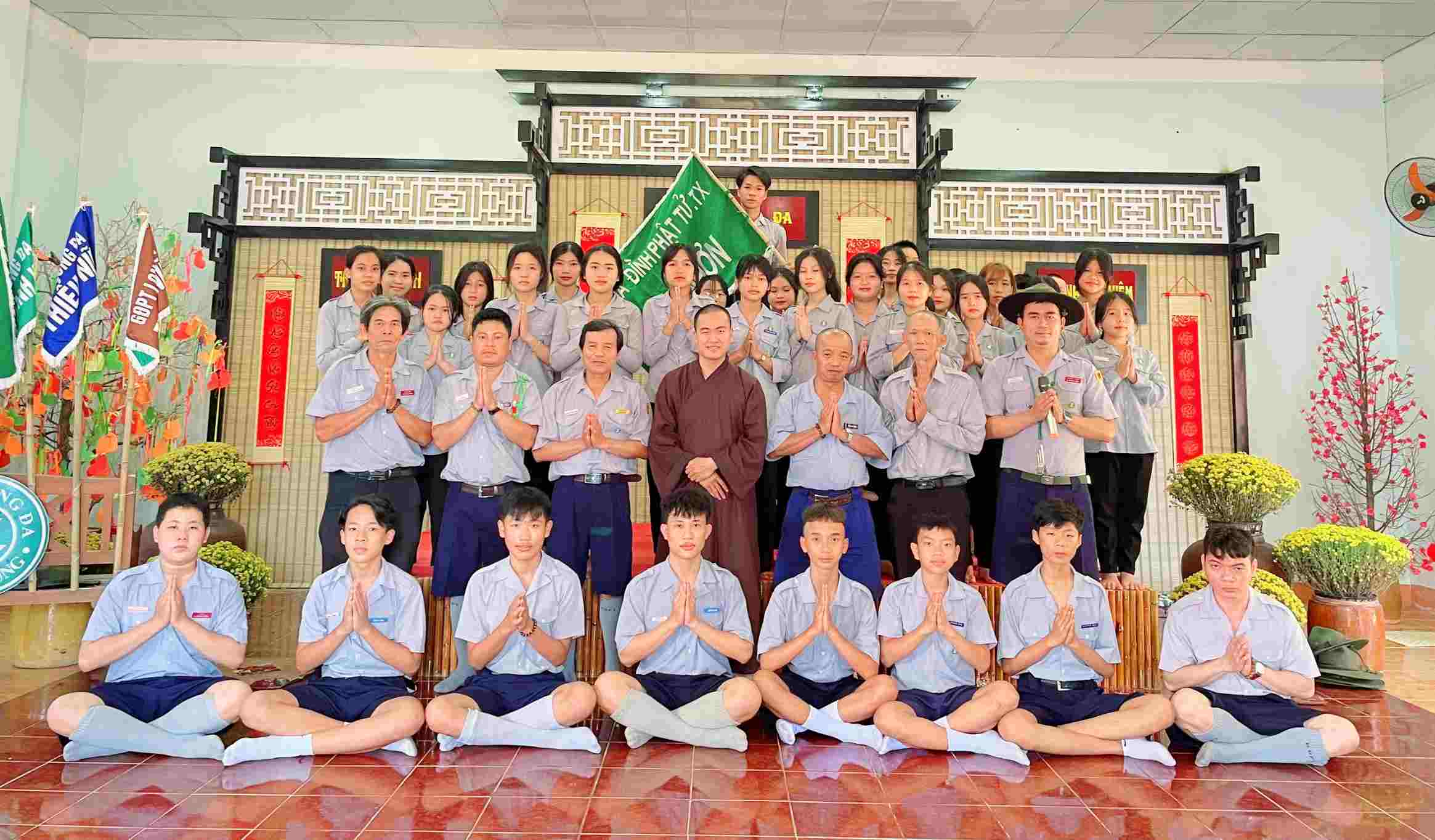 GĐPT thị xã tổ chức học chương trình bậc Kiên